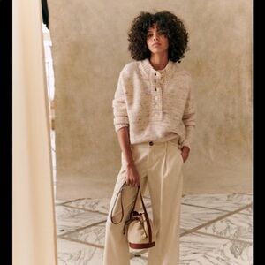 Sezane Cream Sweater